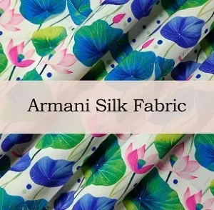 Custom Printed Armani Silk Fabric PSDC50#
