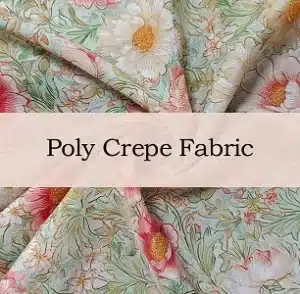 Custom Printed Poly Crepe Blouse Fabric BL7010#