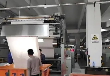 Dyed fabric production