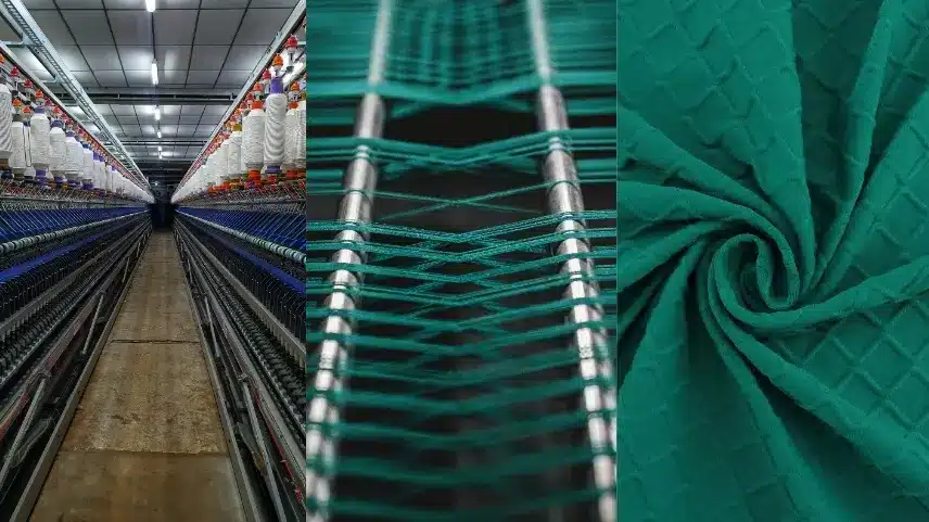 manufacturing process of elastane fabric