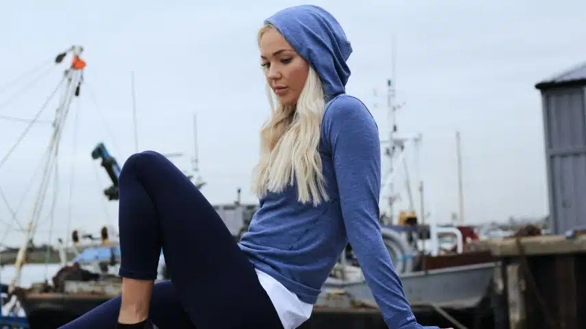 polyester blend activewear